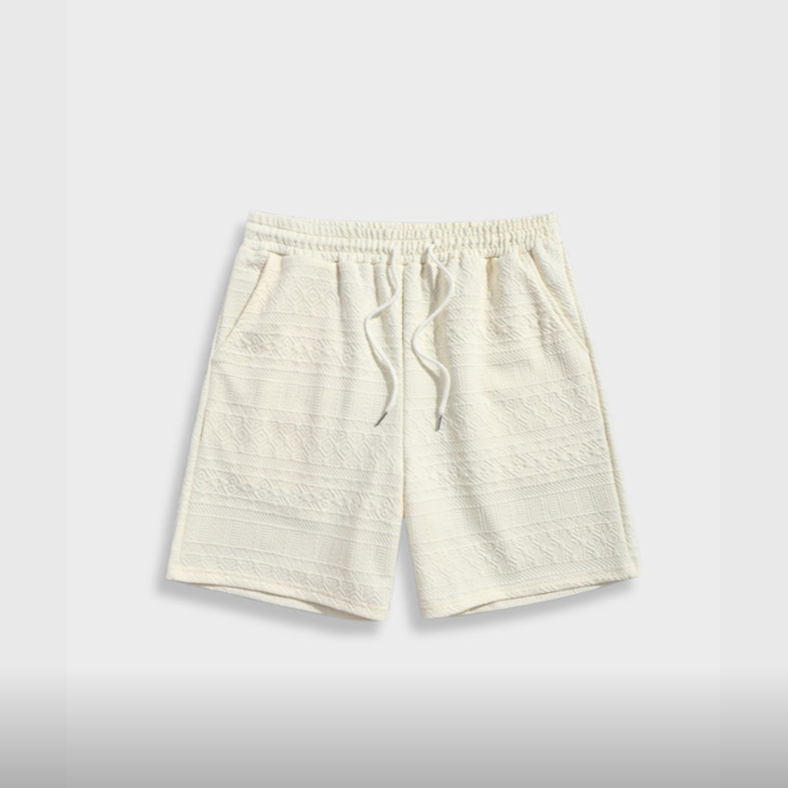 Textured Polo Shorts Set | Lightweight & Stylish | Perfect for Summer