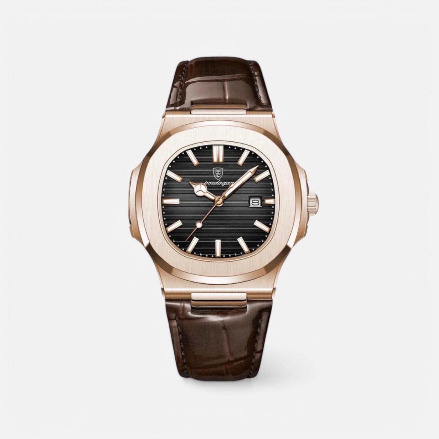 The Gentleman’s Brand | Rose Gold Leather Watch | Timeless. Elegant. Refined.