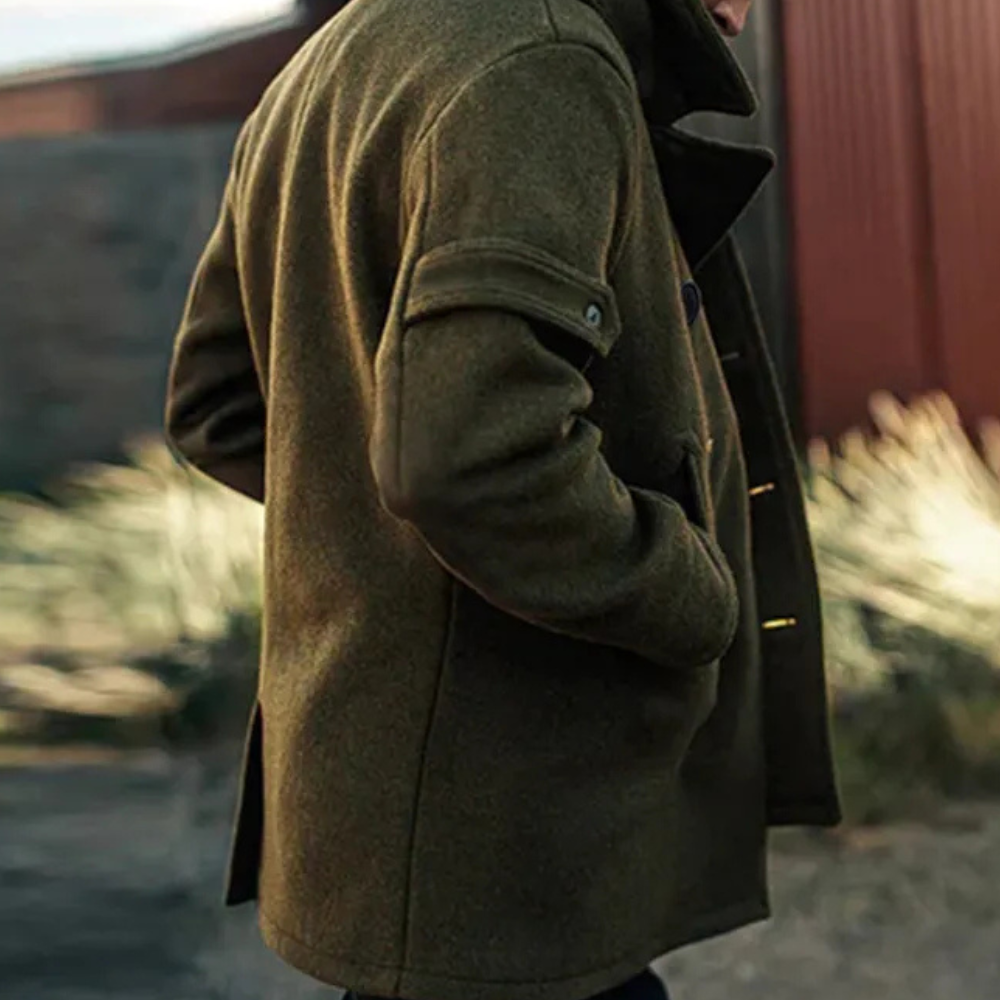 Wool Peacoat | Timeless & Warm | Classic Double-Breasted Design