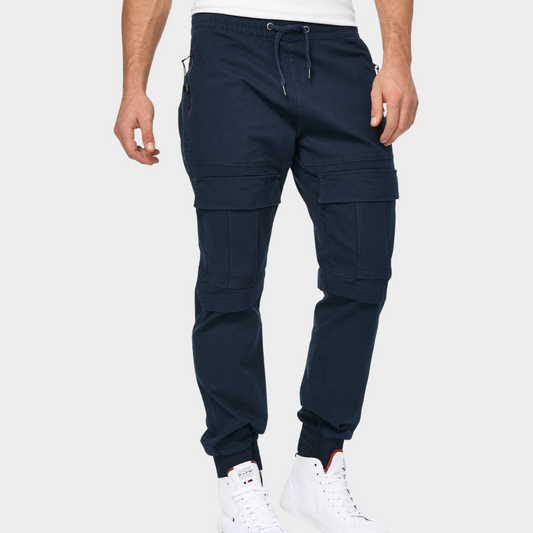 Slim-Fit Cargo Joggers | Cotton Blend | Functional & Stylish