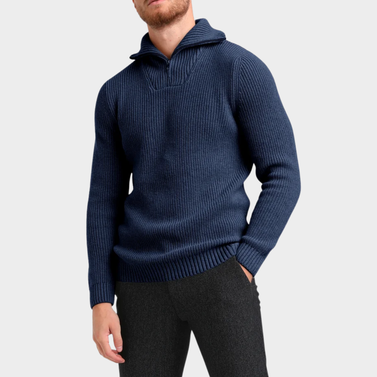 Knit Hoodie | Wool Blend | Warm & Stylish