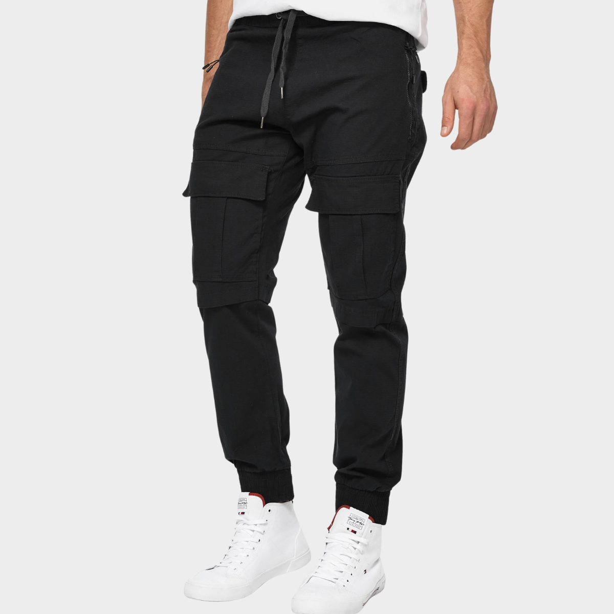 Slim-Fit Cargo Joggers | Cotton Blend | Functional & Stylish