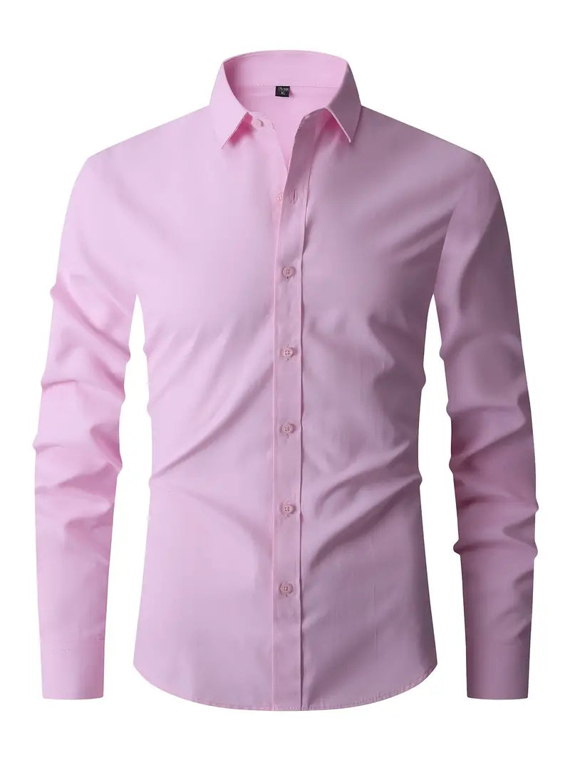 Slim-Fit Dress Shirt | Cotton Blend | Sharp & Versatile