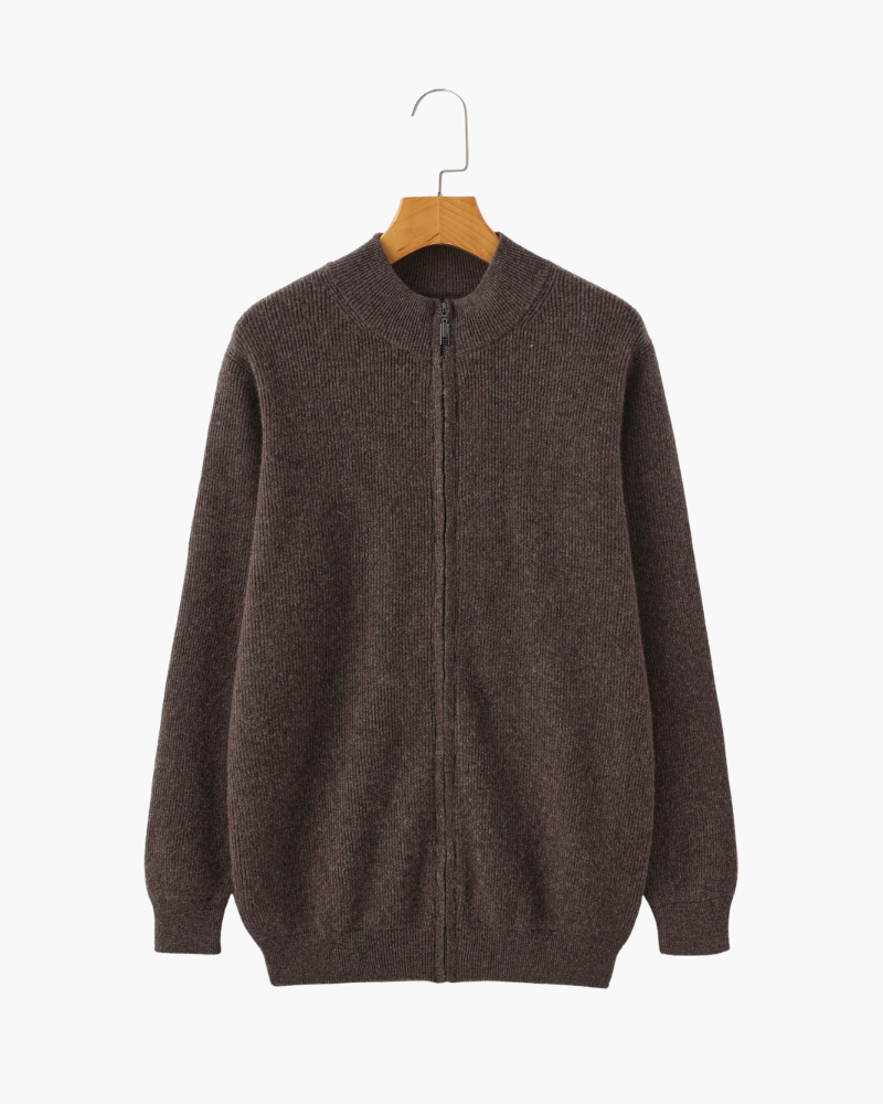 Half-Zip Knit Sweater | Wool Blend | Warm & Stylish