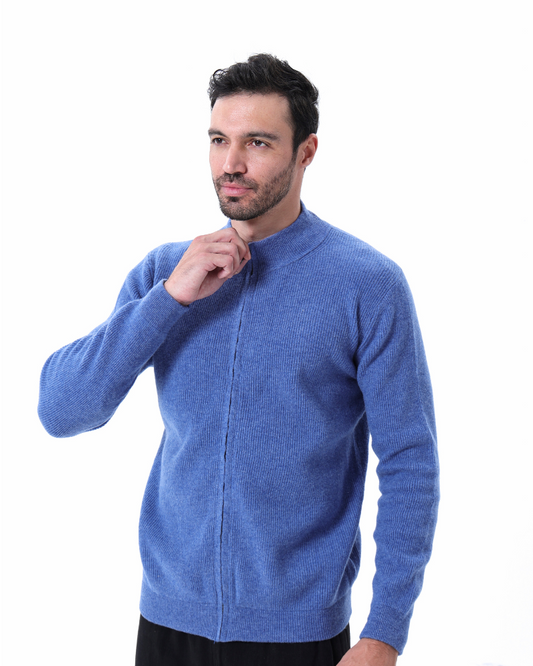 Half-Zip Knit Sweater | Wool Blend | Warm & Stylish