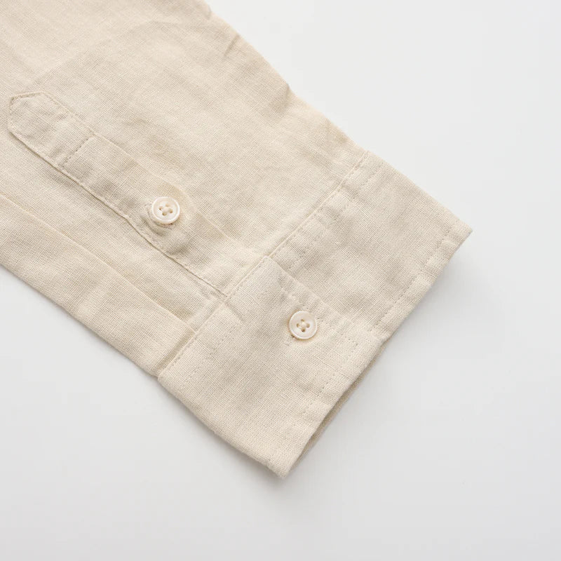 Linen Long-Sleeve Shirt | Lightweight & Breathable | Timeless Style