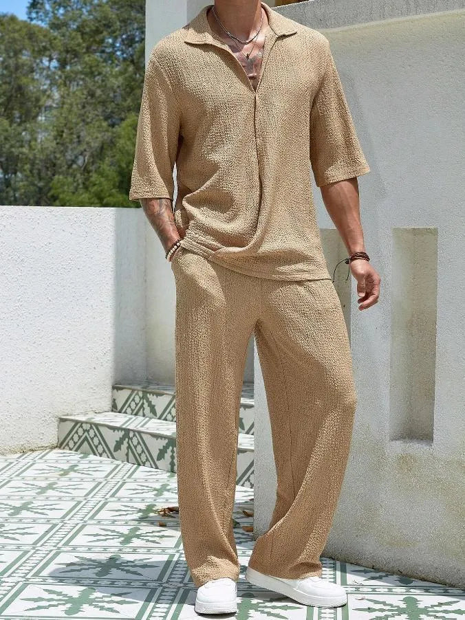 Men’s Summer Two-Piece Set | Lightweight & Stylish | Relaxed Fit Outfit