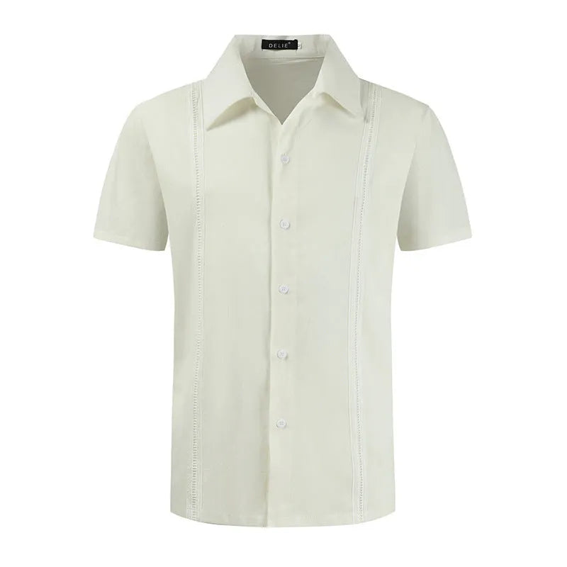 Short-Sleeve Button-Up Shirt | Lightweight & Stylish | Classic Fit