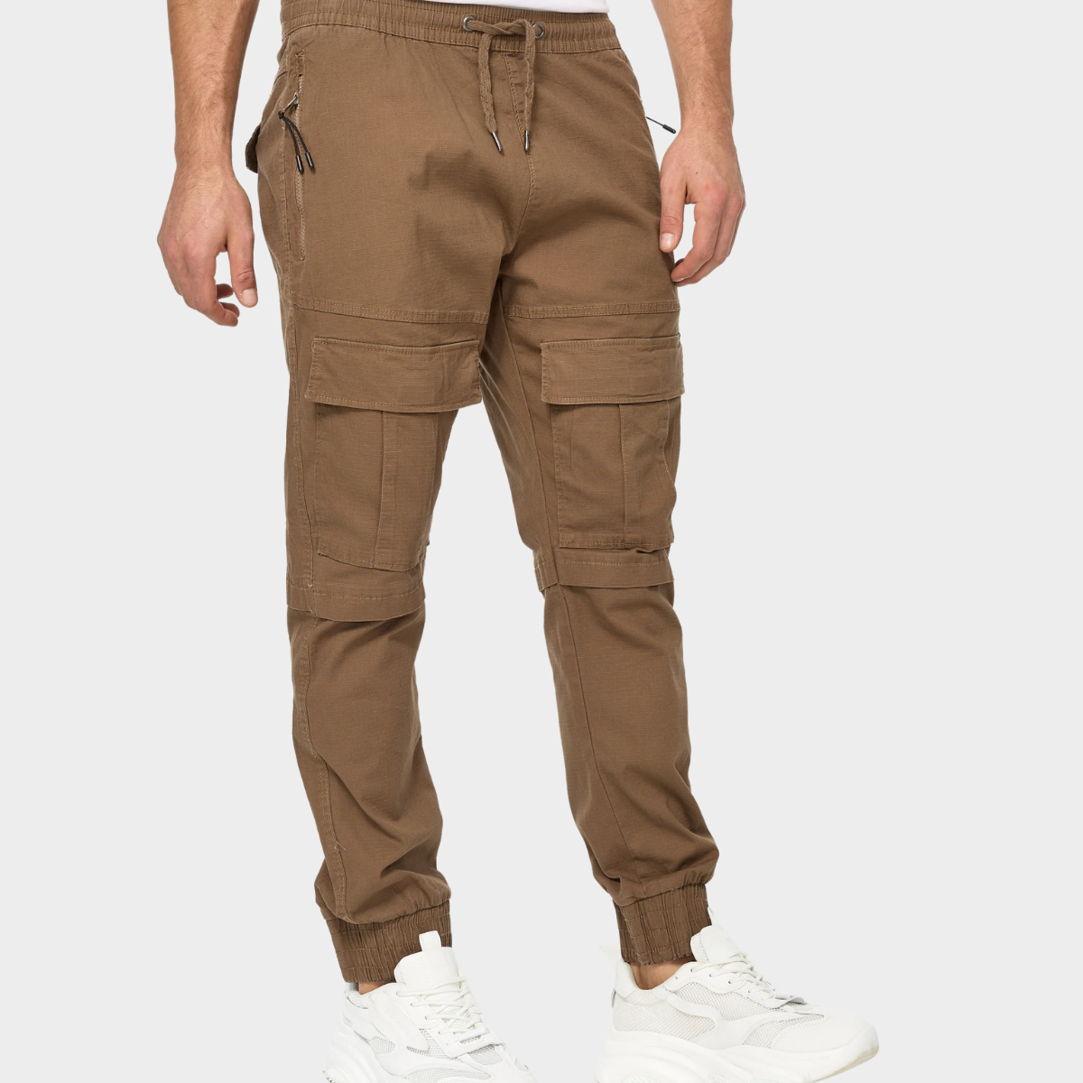 Slim-Fit Cargo Joggers | Cotton Blend | Functional & Stylish