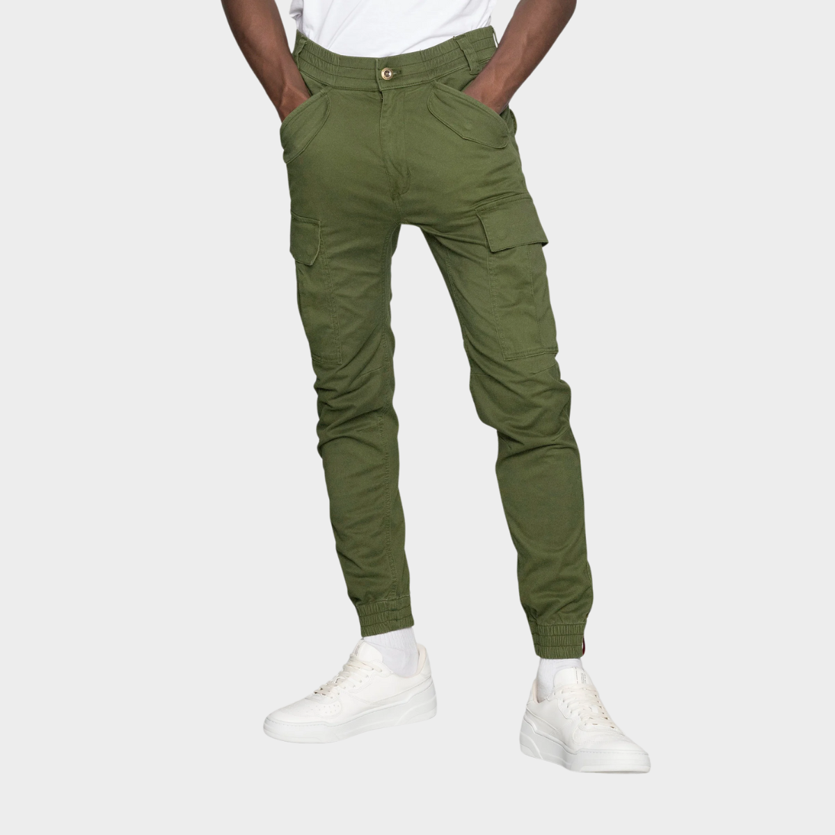 Slim-Fit Cargo Pants | Cotton Blend | Modern & Functional