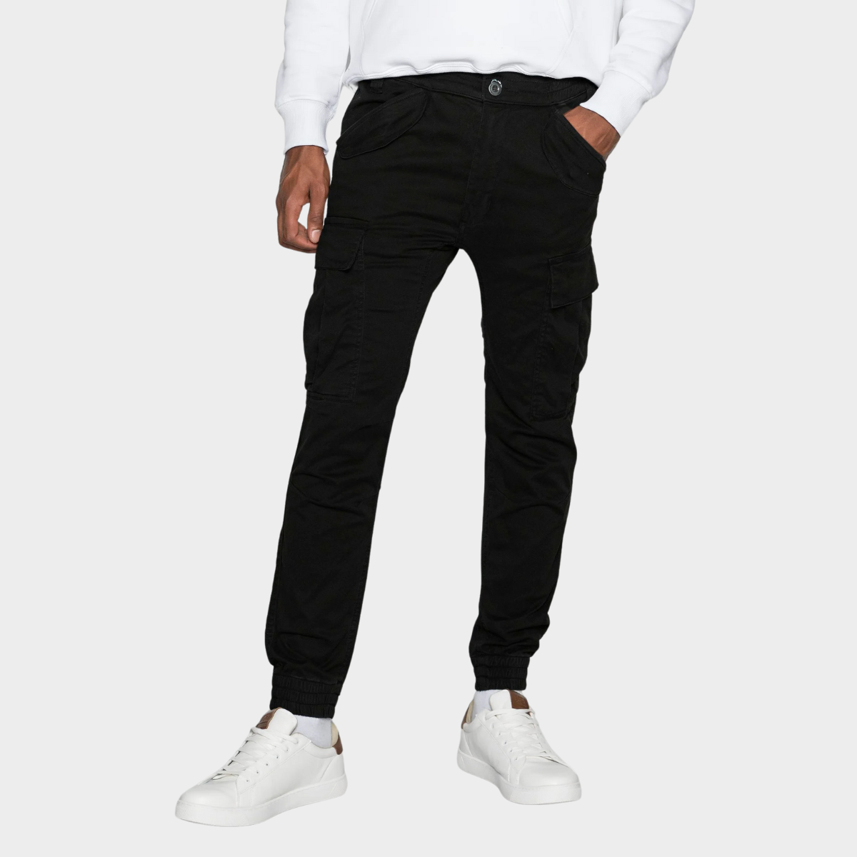 Slim-Fit Cargo Pants | Cotton Blend | Modern & Functional