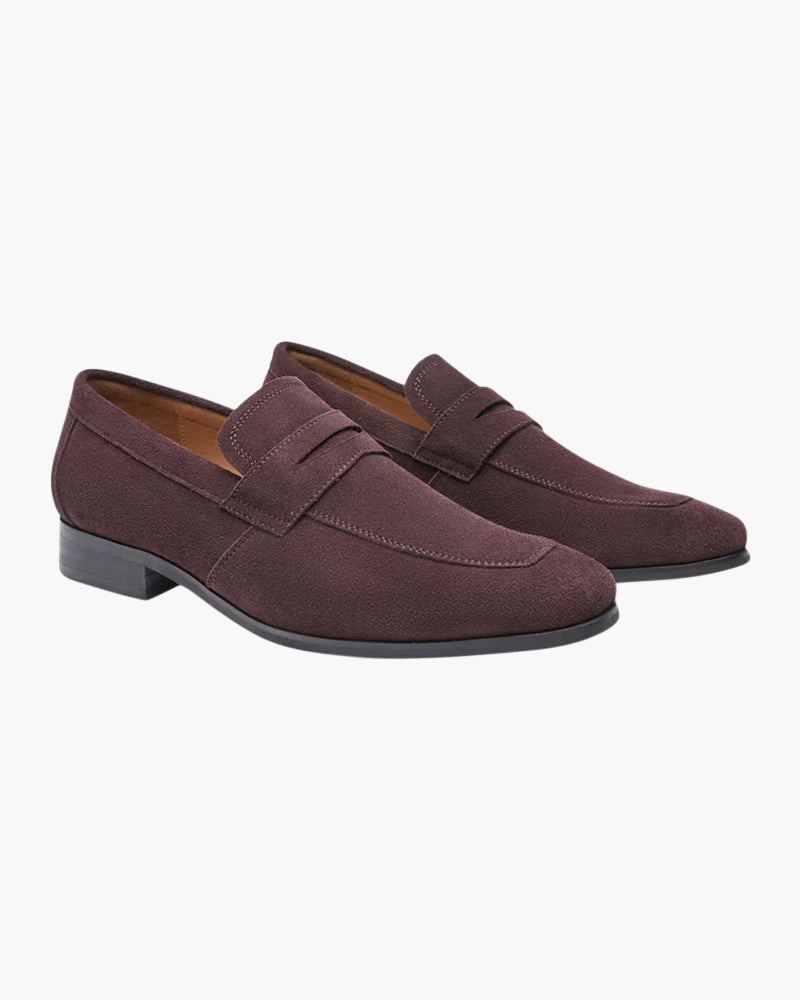 Suede Penny Loafers | Elegant & Comfortable | Smart-Casual & Formal