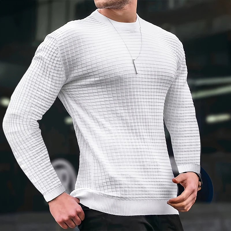 Textured Crewneck Sweater | Classic Knit | Smart-Casual Essential