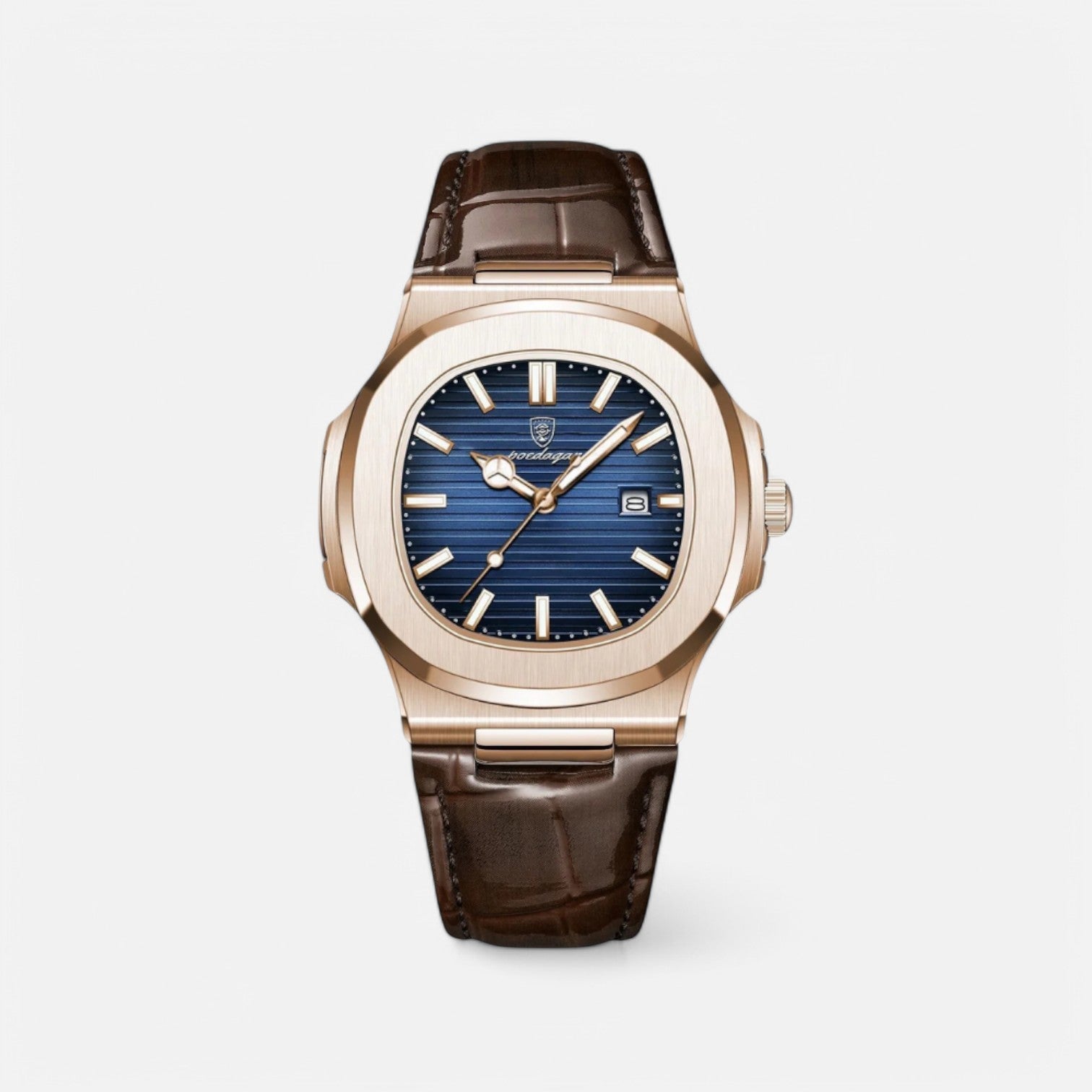 The Gentleman’s Brand | Rose Gold Leather Watch | Timeless. Elegant. Refined.
