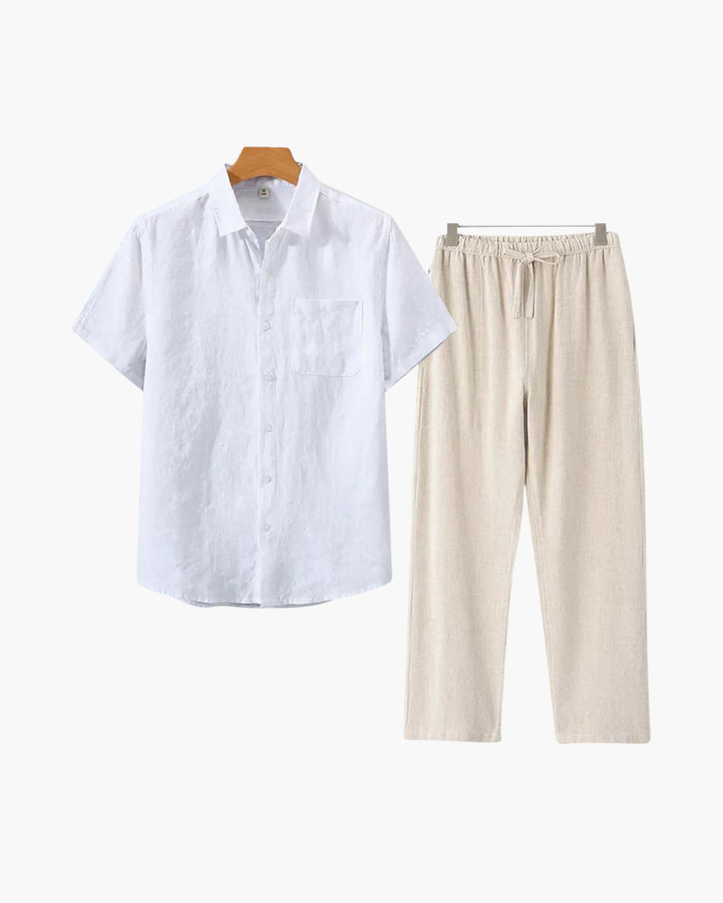 Linen Two-Piece Set | 100% Linen | Lightweight & Stylish