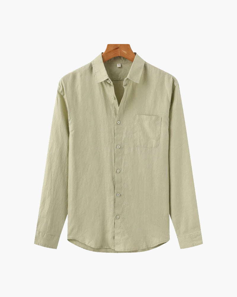 Men’s Linen Shirt | Lightweight & Breathable | Classic Button-Up