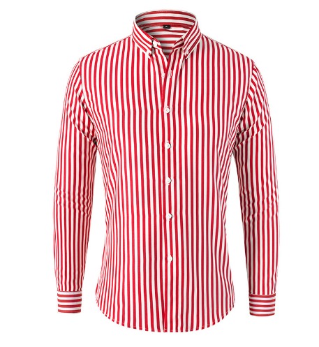 Striped Button-Up Shirt | Long Sleeve | Classic & Stylish