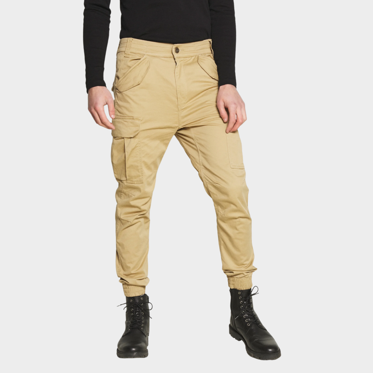 Slim-Fit Cargo Pants | Cotton Blend | Modern & Functional