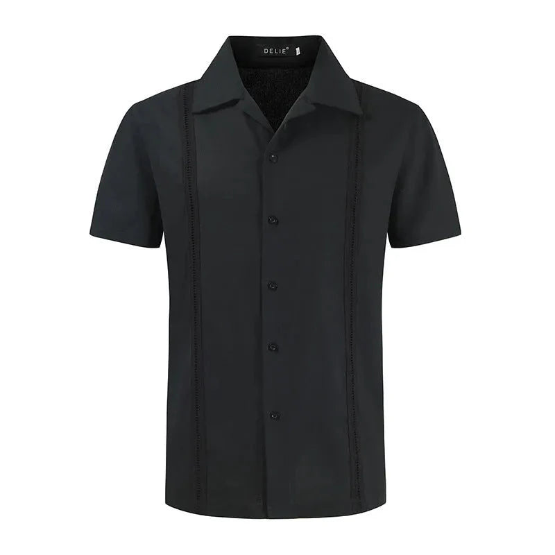 Short-Sleeve Button-Up Shirt | Lightweight & Stylish | Classic Fit