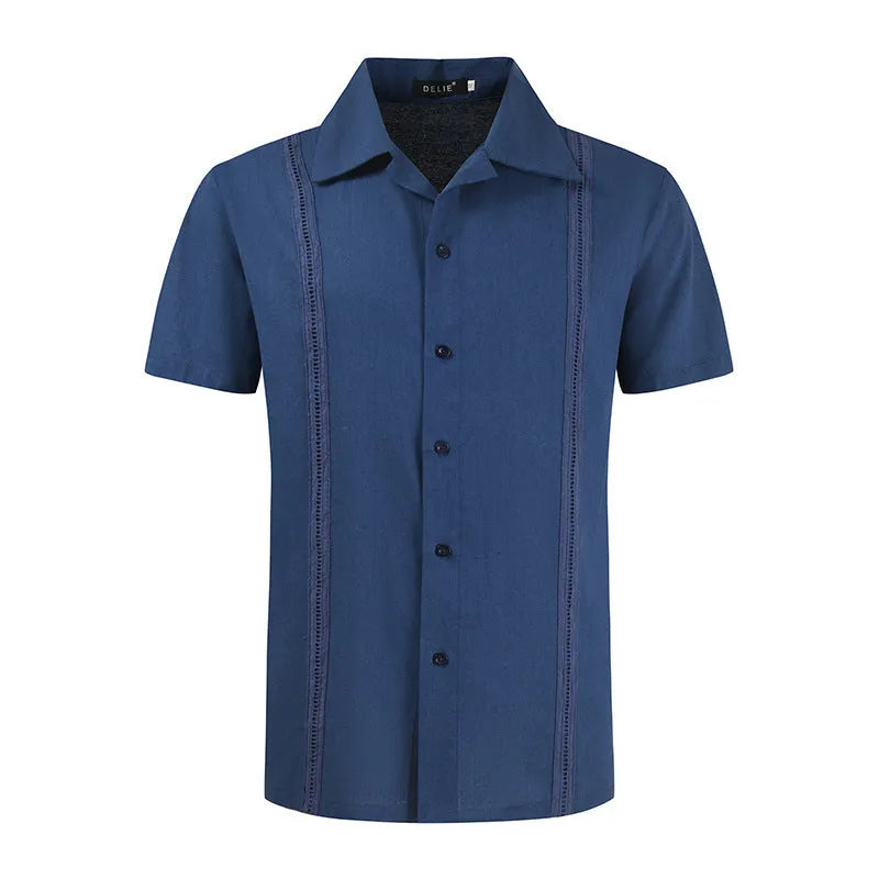 Short-Sleeve Button-Up Shirt | Lightweight & Stylish | Classic Fit