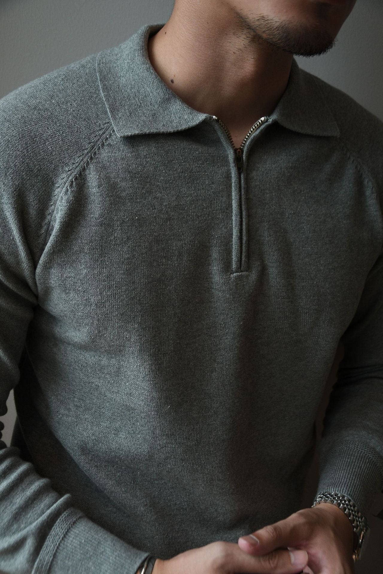 Zip Polo Sweater | Knit | Smart-Casual & Comfortable