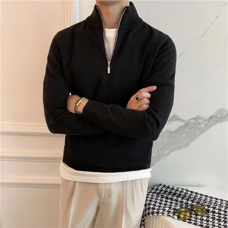 Half-Zip Pullover | Cotton Blend | Smart & Comfortable