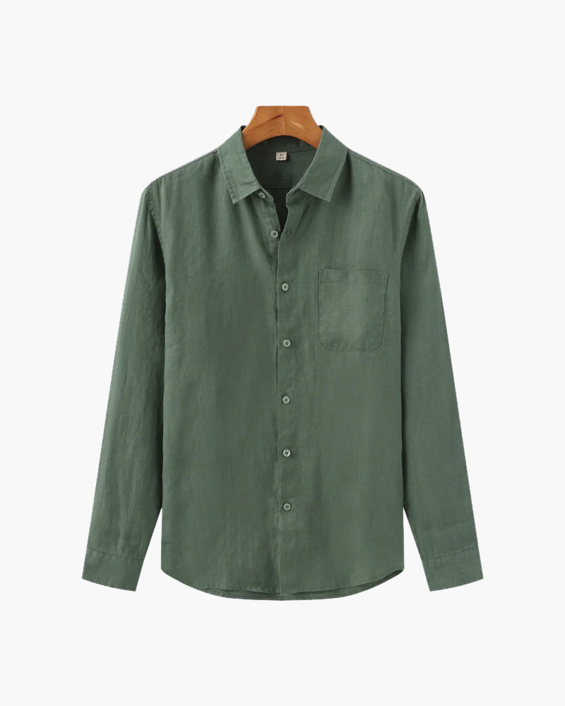 Men’s Linen Shirt | Lightweight & Breathable | Classic Button-Up