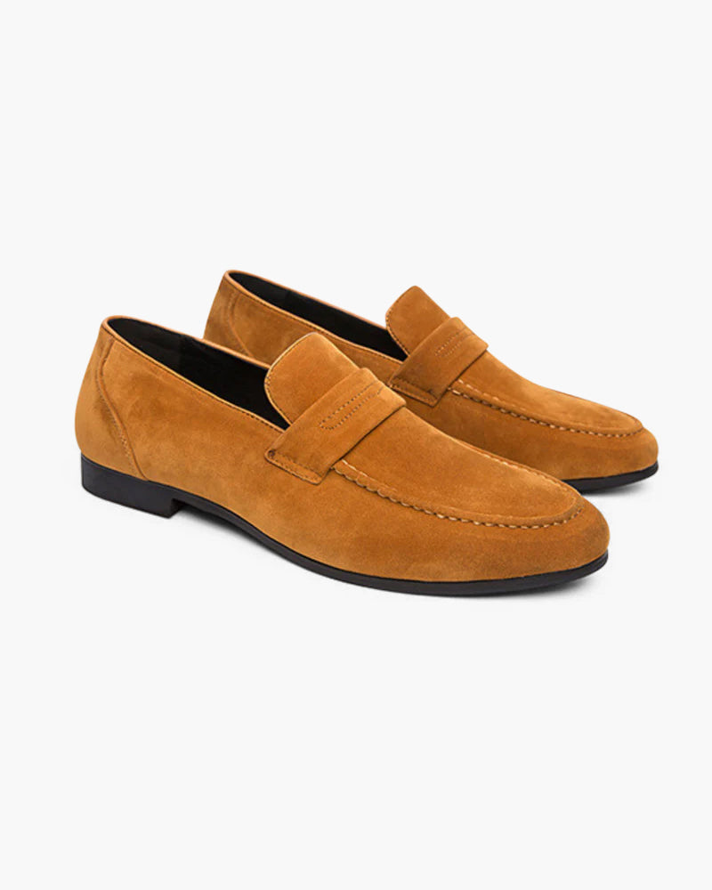 Suede Penny Loafers | Elegant & Comfortable | Smart-Casual & Formal