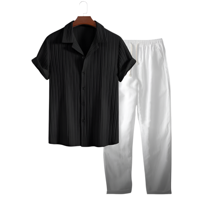 Men’s Casual Two-Piece Set | Lightweight & Breathable | Relaxed Fit