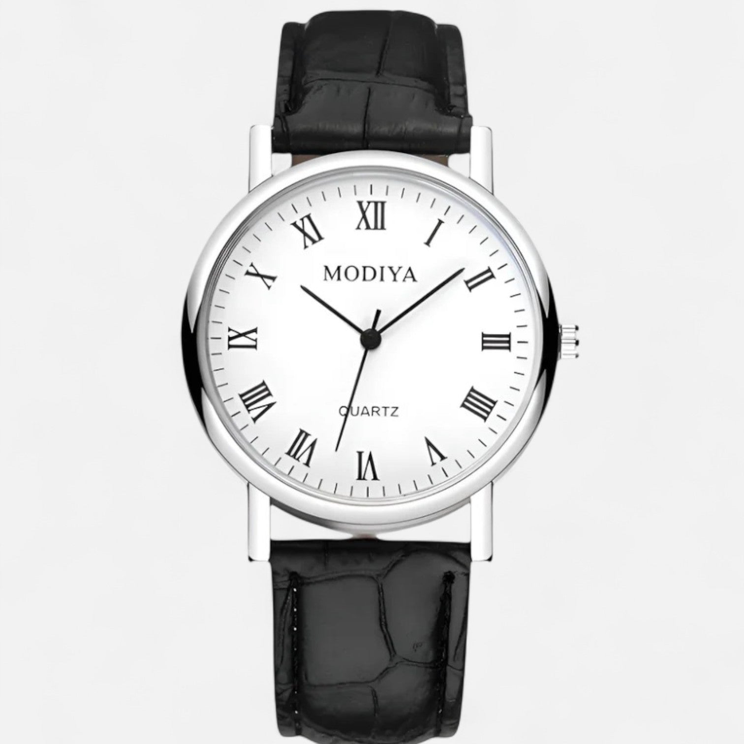 The Gentleman’s Brand | Prestige Watch – Men’s Stainless Steel Quartz Timepiece for Formal Elegance