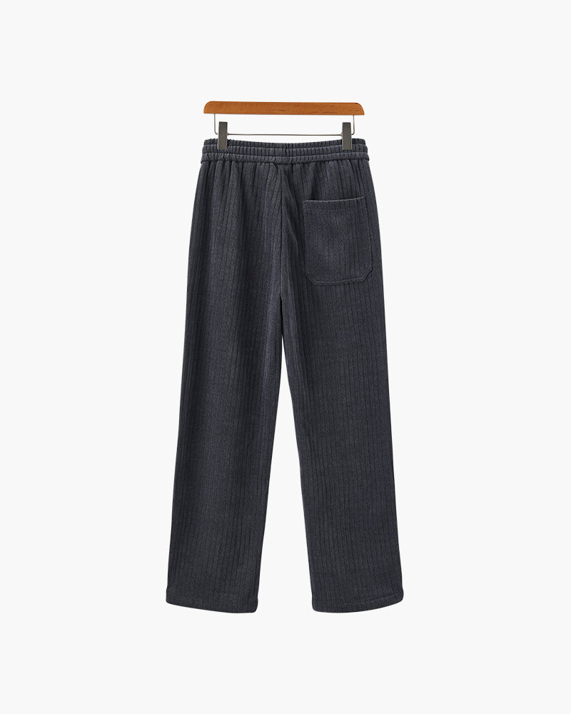 Corduroy Wide-Leg Pants | Soft Cotton Blend | Relaxed Fit