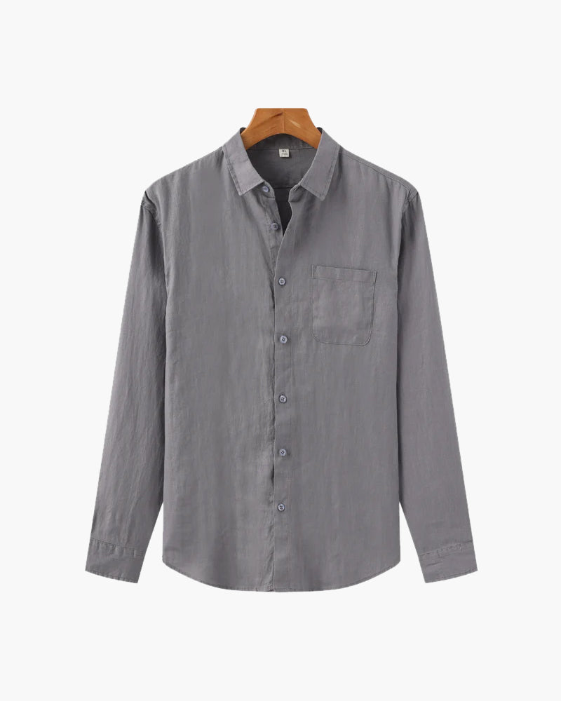 Men’s Linen Shirt | Lightweight & Breathable | Classic Button-Up