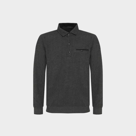 Fleece Polo Shirt | Soft & Warm | Casual & Refined