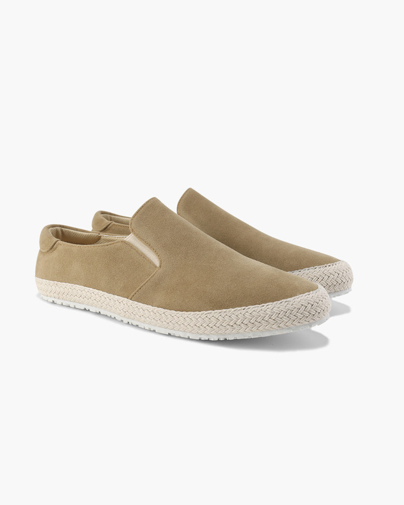 Suede Espadrille Slip-Ons | Lightweight & Stylish | Casual Comfort