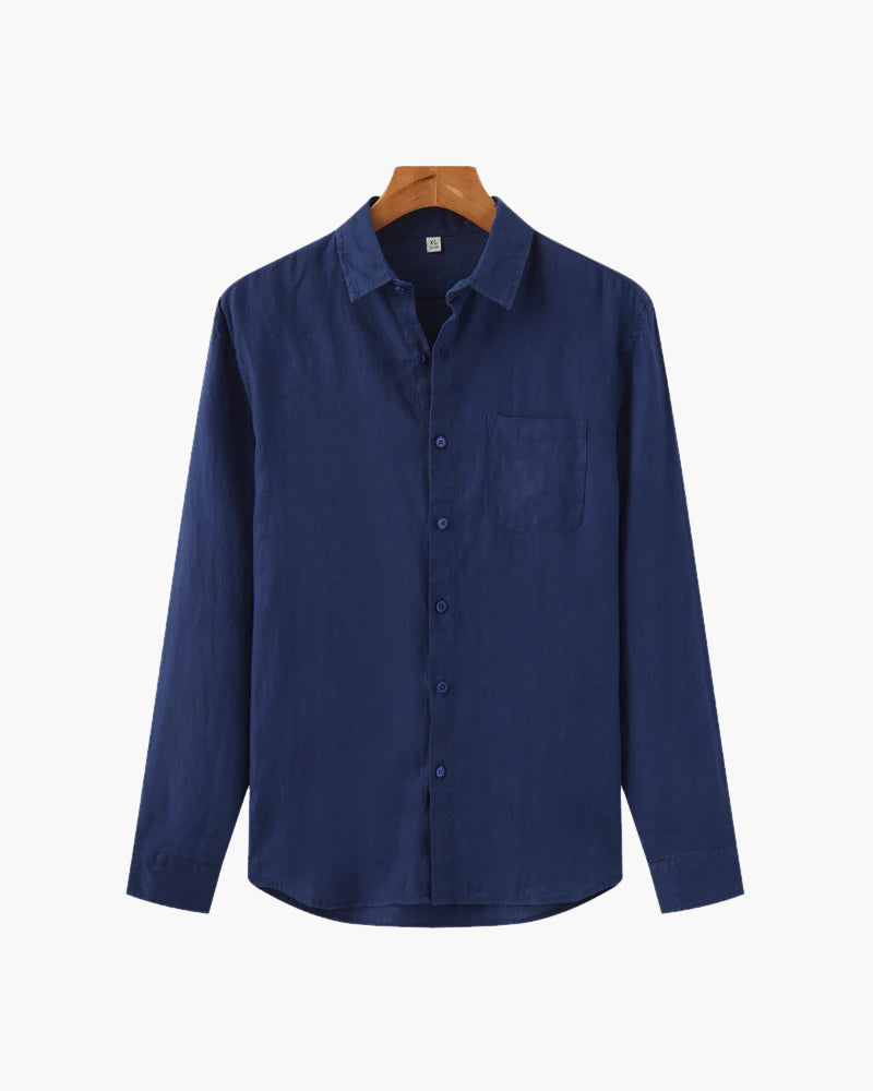 Men’s Linen Shirt | Lightweight & Breathable | Classic Button-Up