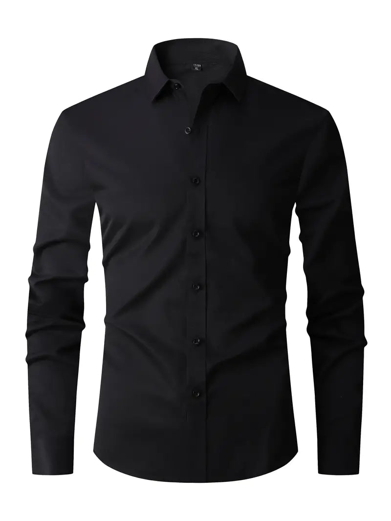 Slim-Fit Dress Shirt | Cotton Blend | Sharp & Versatile