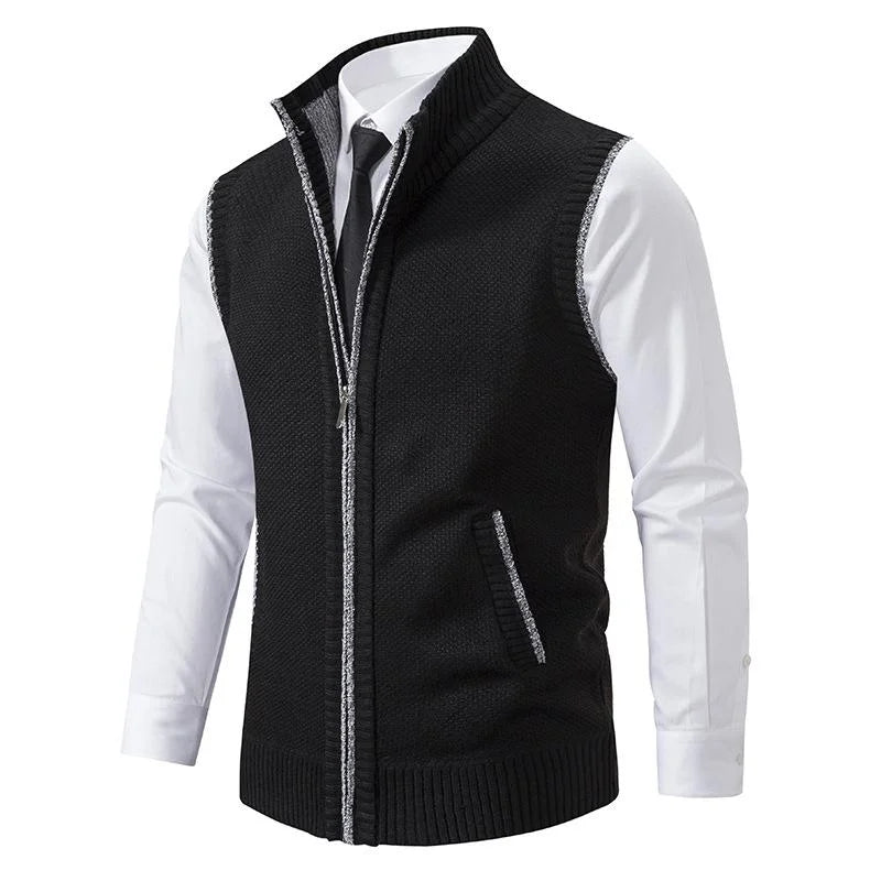 Men’s Smart Zip-Up Vest | Tailored & Stylish | Perfect for Layering