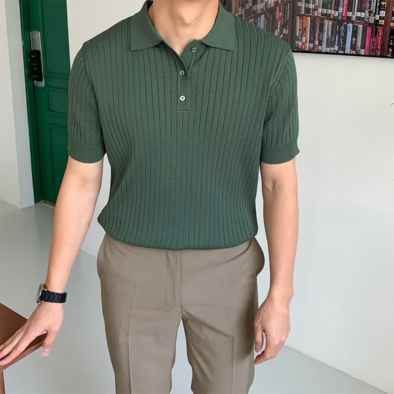 Gimcheon Knitted Polo – Classic Craftsmanship Heritage Style