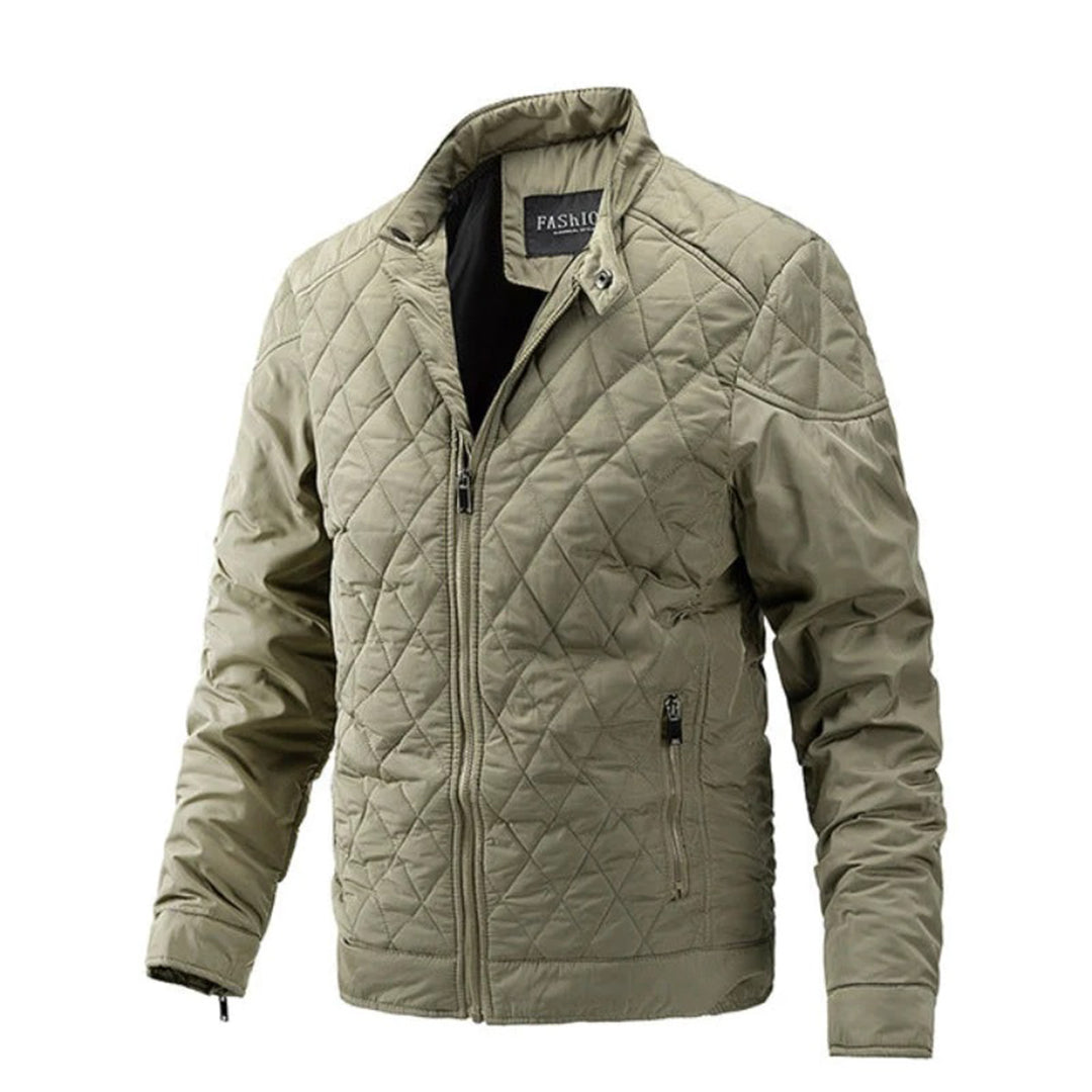 Quilted Men's Jacket | Insulated | Stylish & Warm