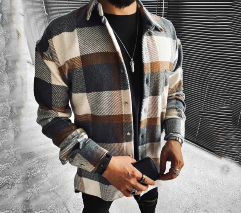 Plaid Flannel Shirt | Cotton Blend | Casual and Stylish