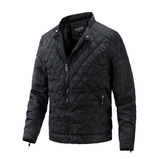 Quilted Men's Jacket | Insulated | Stylish & Warm