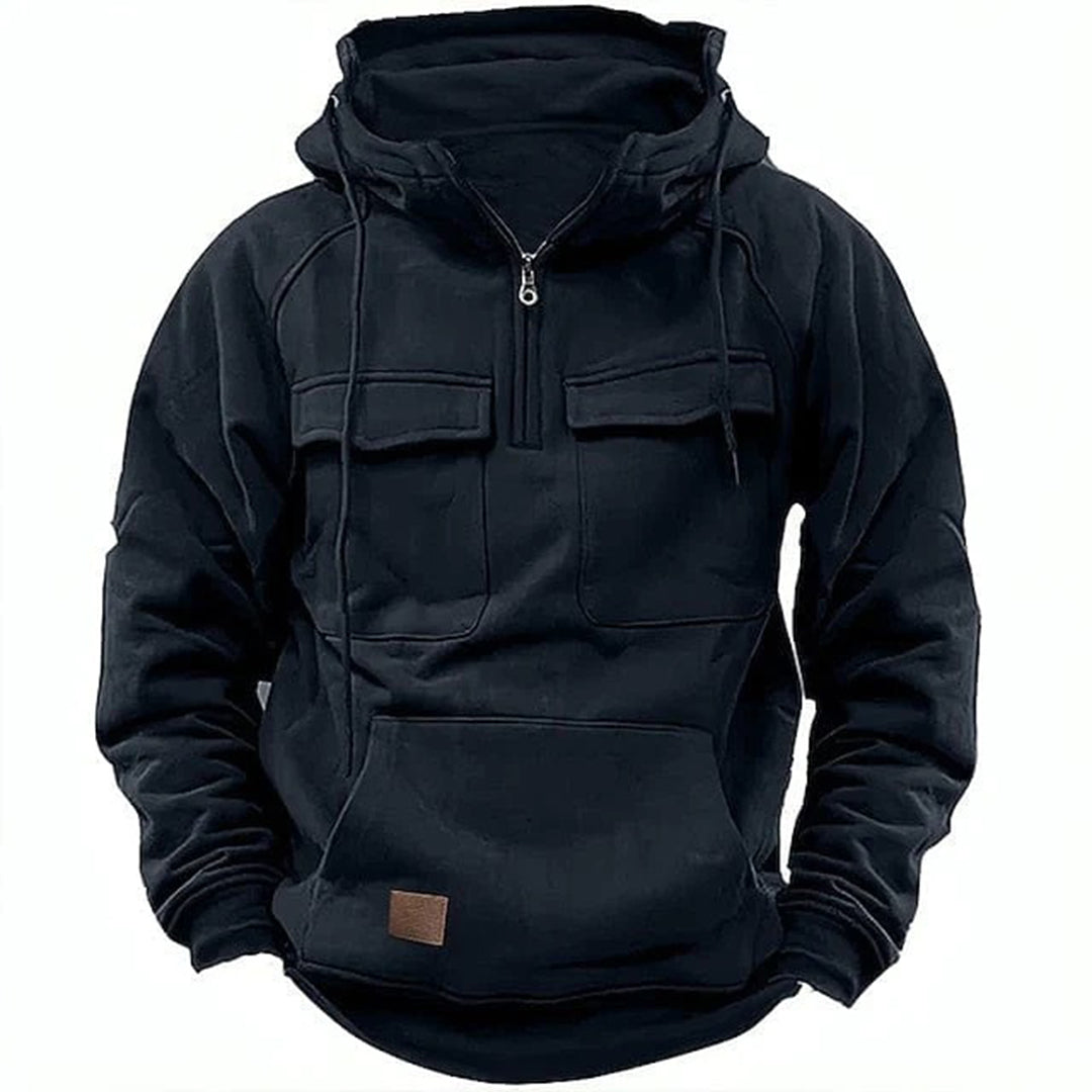 Tactical Pullover Hoodie | Heavy-Duty & Warm | Outdoor-Ready