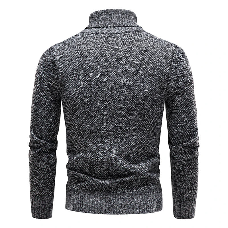 Knit Turtleneck Sweater | Warm & Stylish | Slim Fit