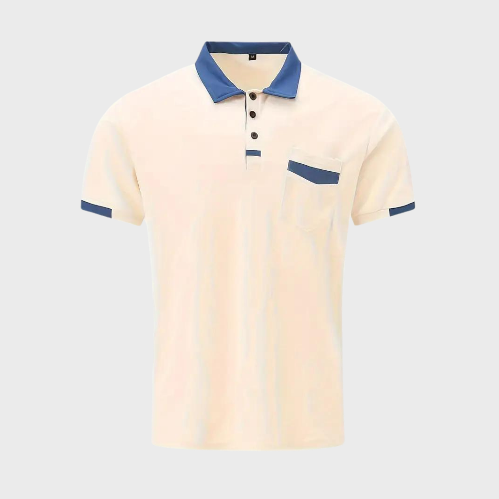 Contrast Trim Polo Shirt | Stylish & Breathable | Smart-Casual Wear