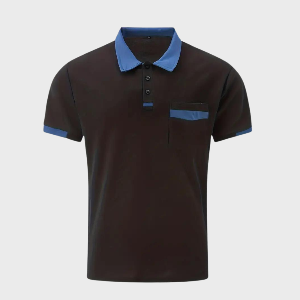 Contrast Trim Polo Shirt | Stylish & Breathable | Smart-Casual Wear