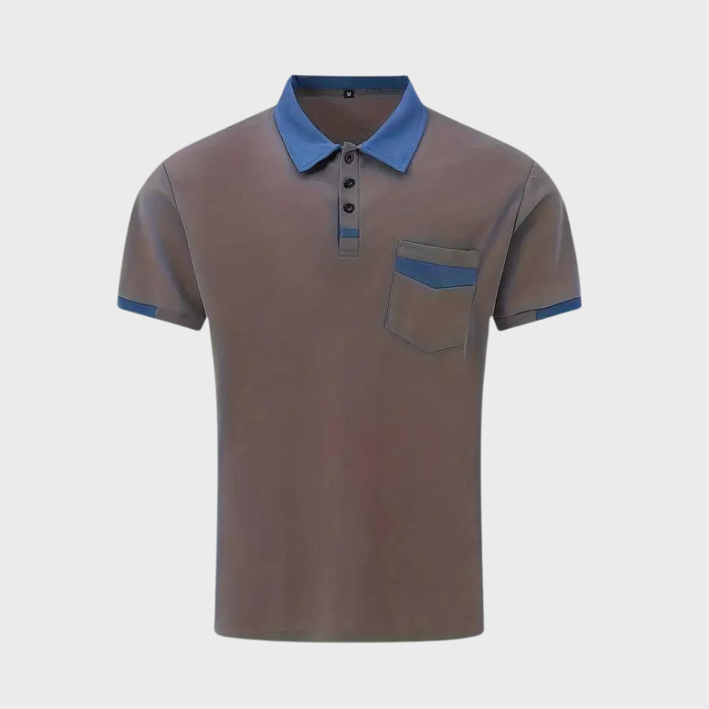 Contrast Trim Polo Shirt | Stylish & Breathable | Smart-Casual Wear