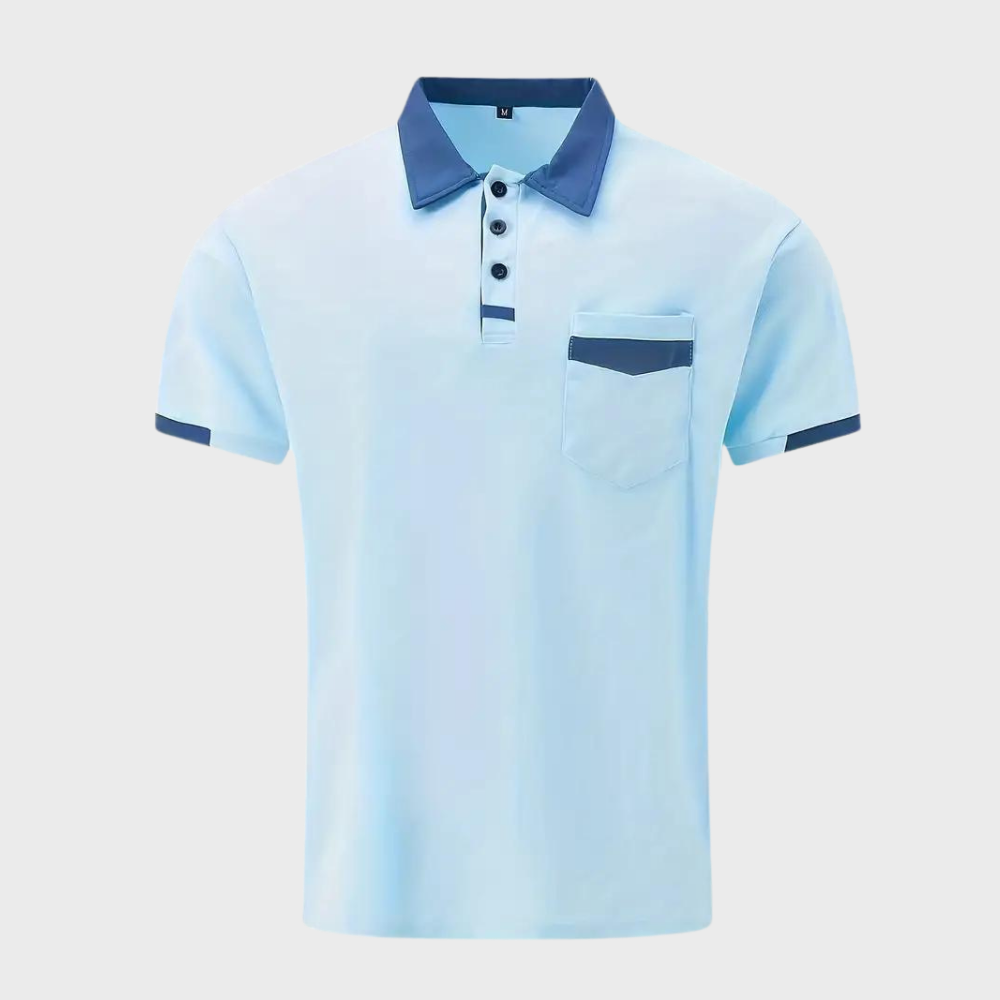 Contrast Trim Polo Shirt | Stylish & Breathable | Smart-Casual Wear