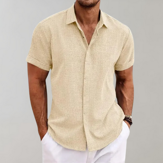 Linen Short Sleeve Shirt | Lightweight | Breathable Summer Wear