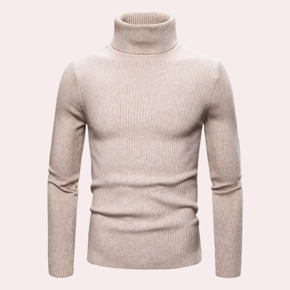 Slim-Fit Turtleneck Sweater | Warm & Stylish | Classic Knit