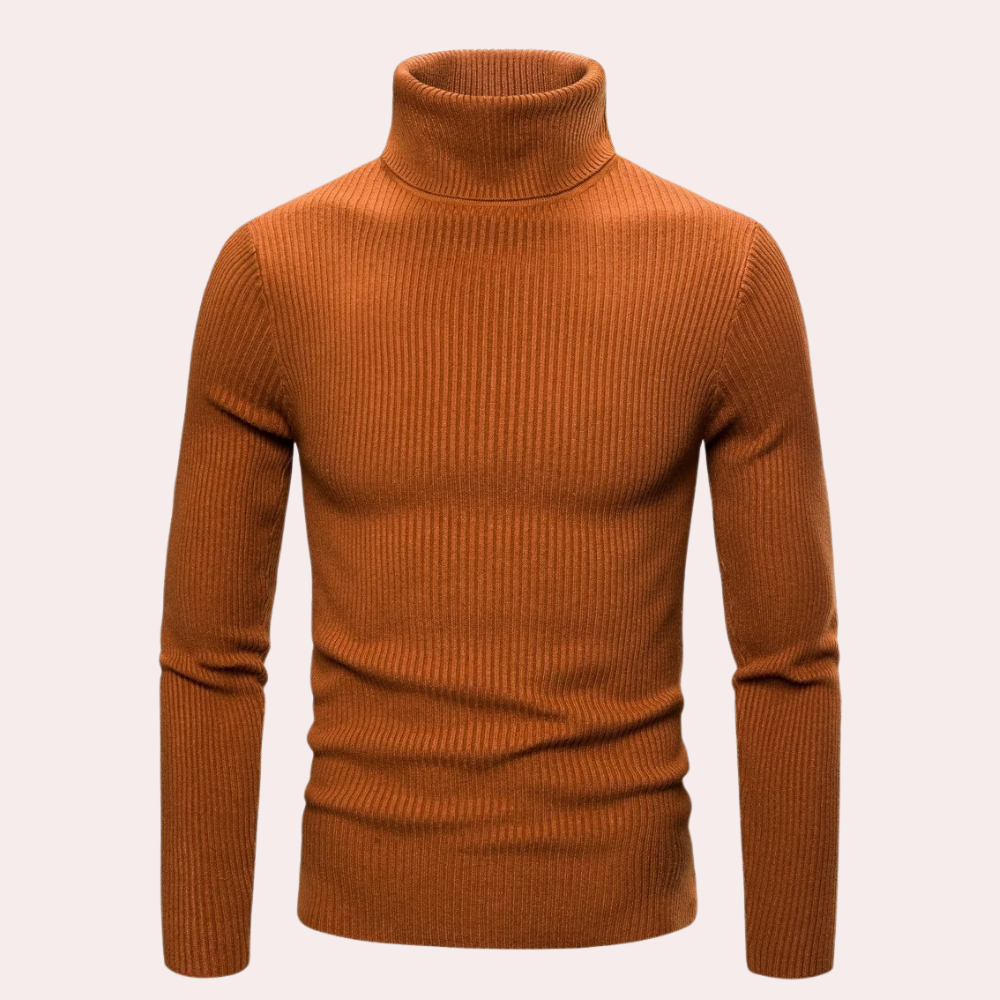 Slim-Fit Turtleneck Sweater | Warm & Stylish | Classic Knit